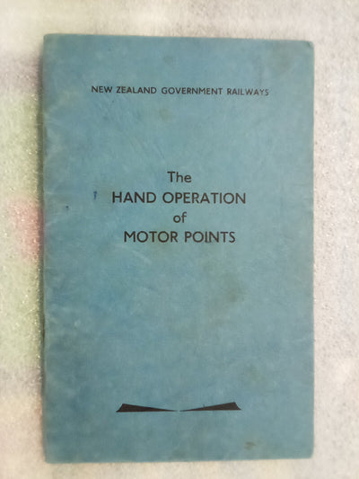 NZR The Hand Operation of Motor Points (1962)