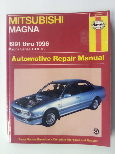 Mitsubishi Magna 1991-1996 (TR & TS series) Haynes Repair Manual