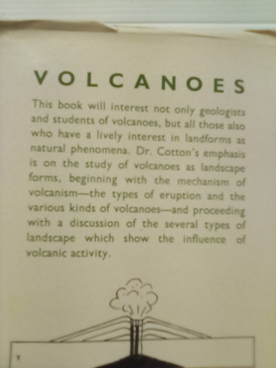 Volcanoes as Landscape Forms (1952) by Professor C.A. Cotton