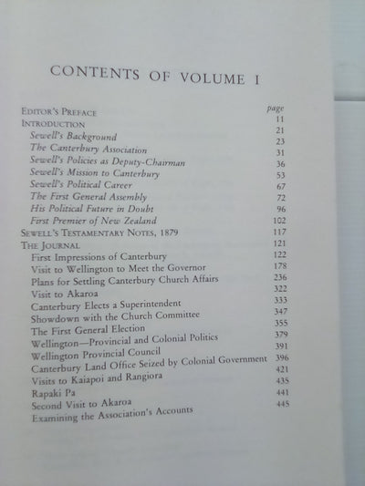 The Journal of Henry Sewell 1853-1857 Volumes 1 & 2