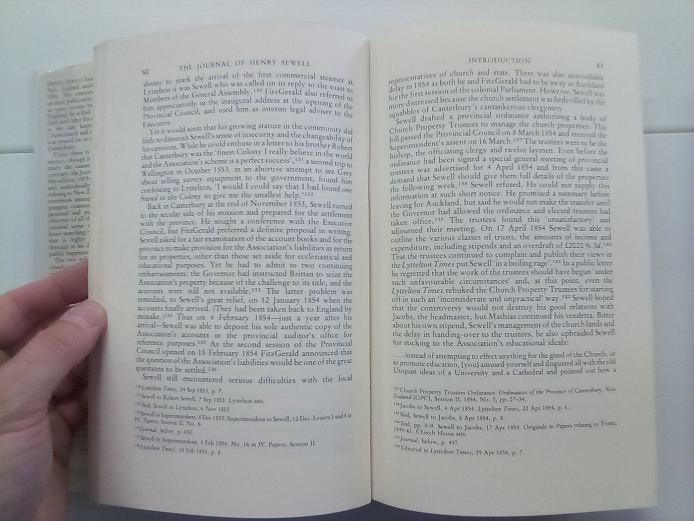 The Journal of Henry Sewell 1853-1857 Volumes 1 & 2