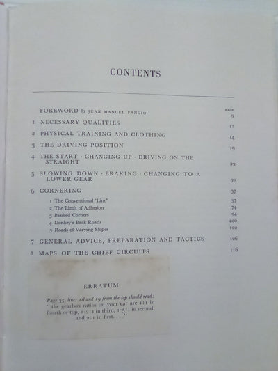 The Technique of Motor Racing (1959) by Piero Taruffi