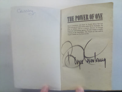 The Power of One (Signed Copy) by Bryce Courtenay