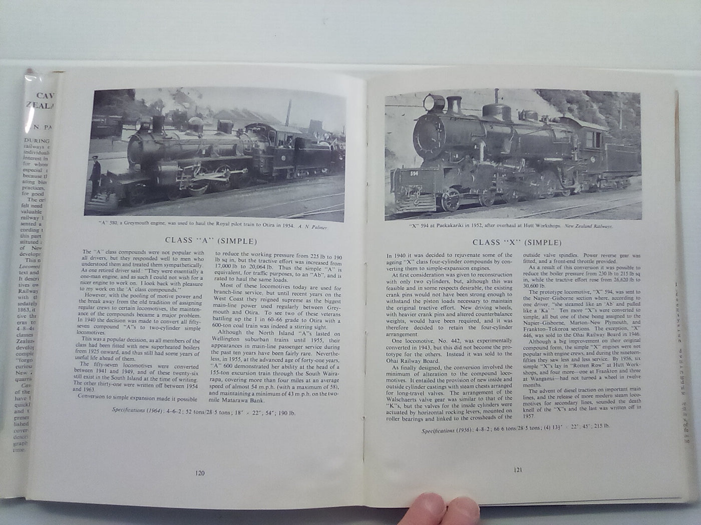 Cavalcade of New Zealand Locomotives (1965) by A.N. Palmer & W.W. Stewart