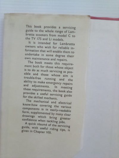 Lambretta Scooter Maintenance and Repair by Raymond Broad