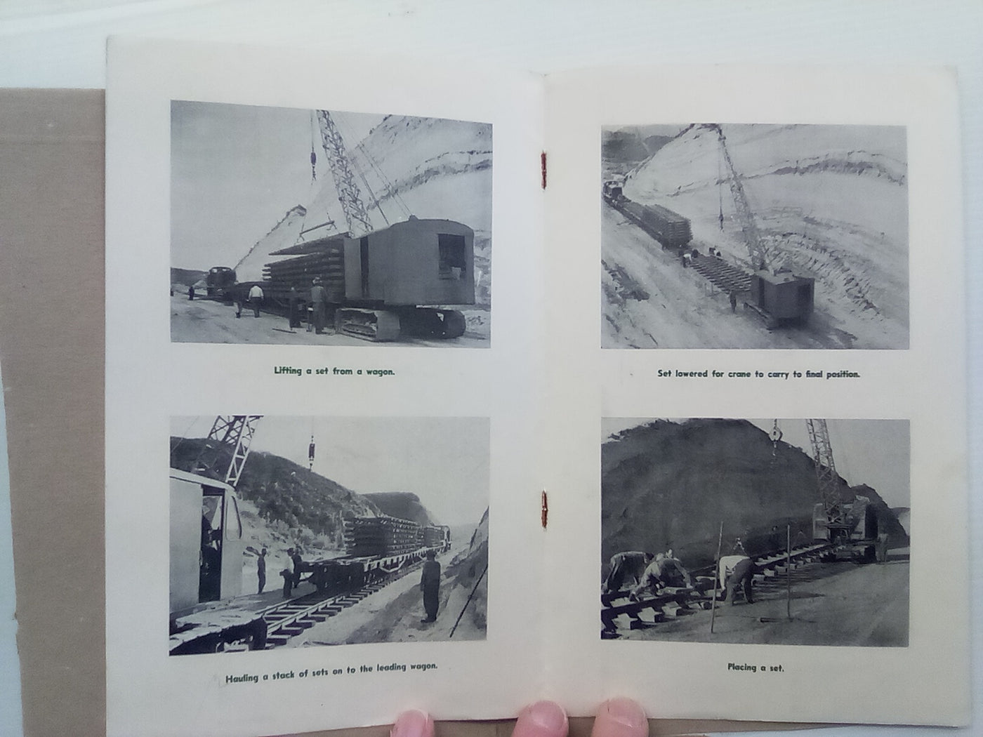 Construction of Kawerau & Murupara Railways Booklet NZR (1954)