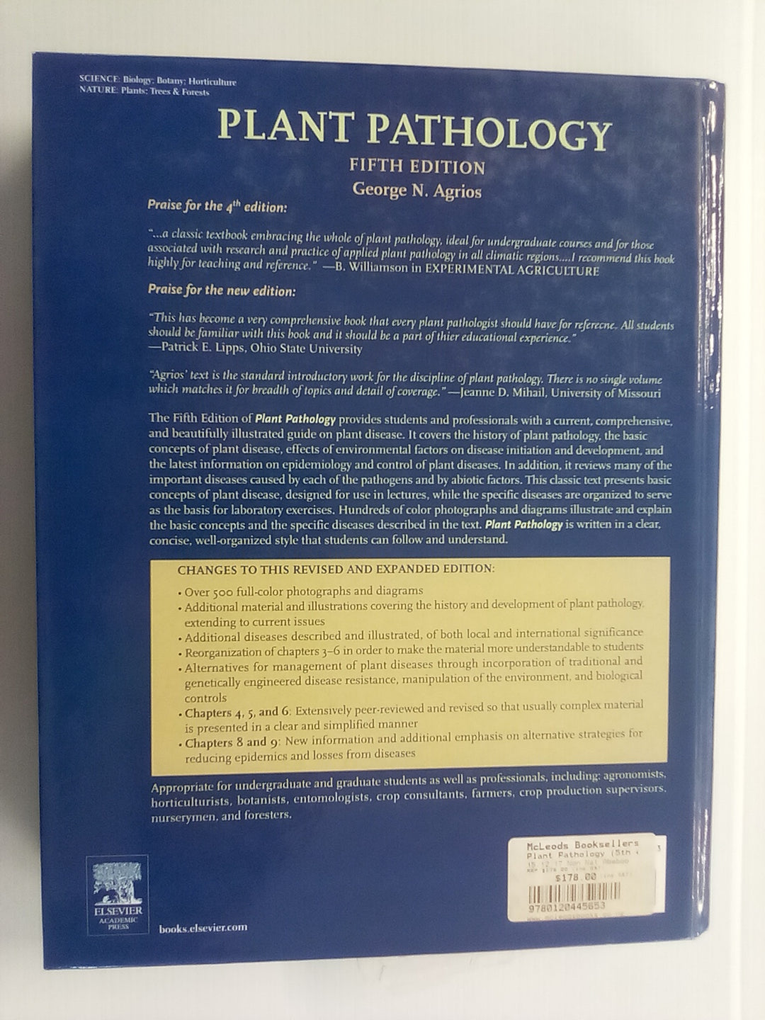 Plant Pathology shops 5th Edition