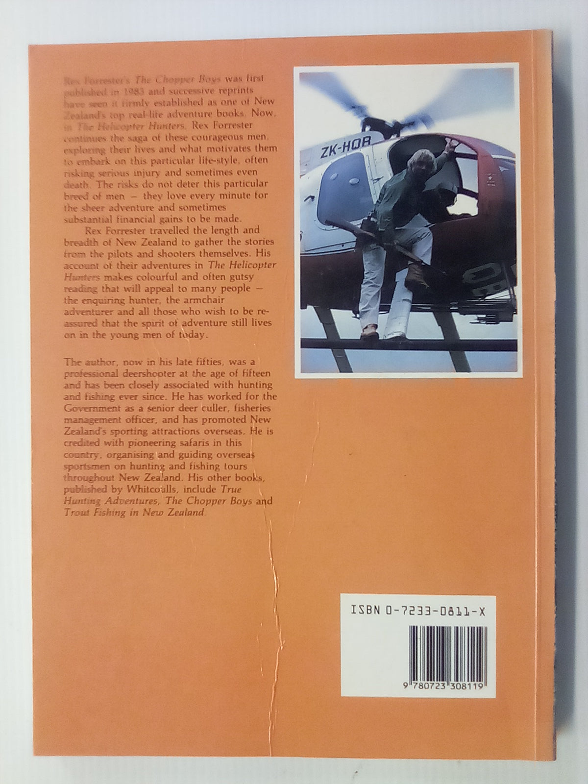 The Helicopter Hunters SIGNED COPY by Rex Forrester