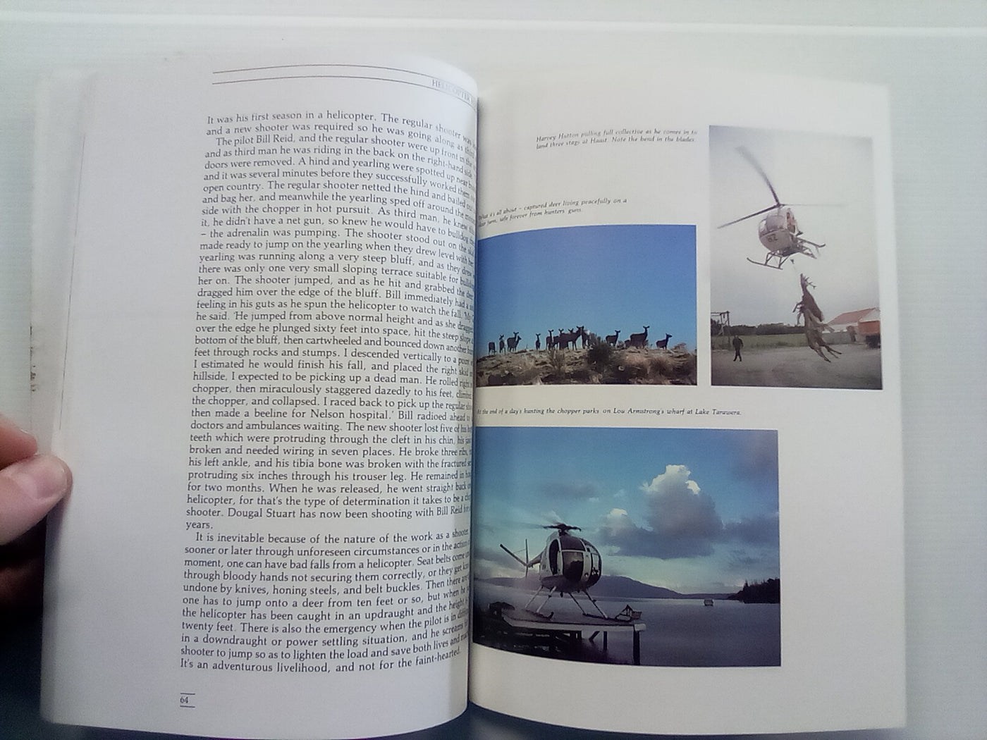 The Helicopter Hunters SIGNED COPY by Rex Forrester