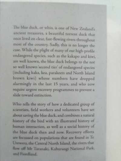 Whio - Saving New Zealand's Blue Duck by David Young