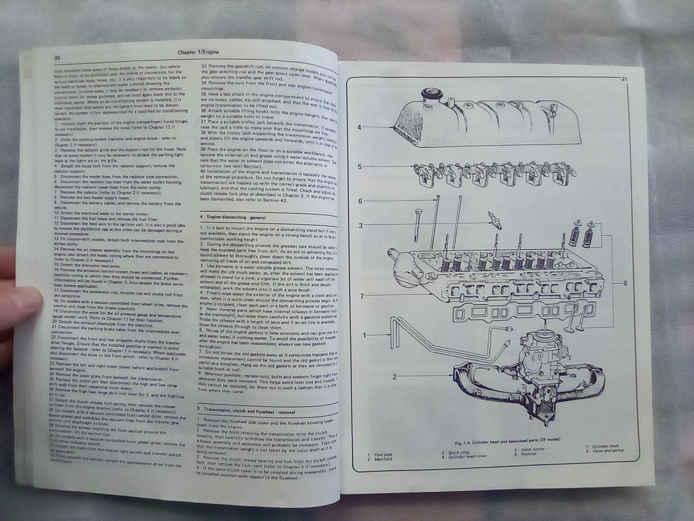 Toyota Land Cruiser Haynes Manual 1968-1982 FJ40,43,45,55 & 60