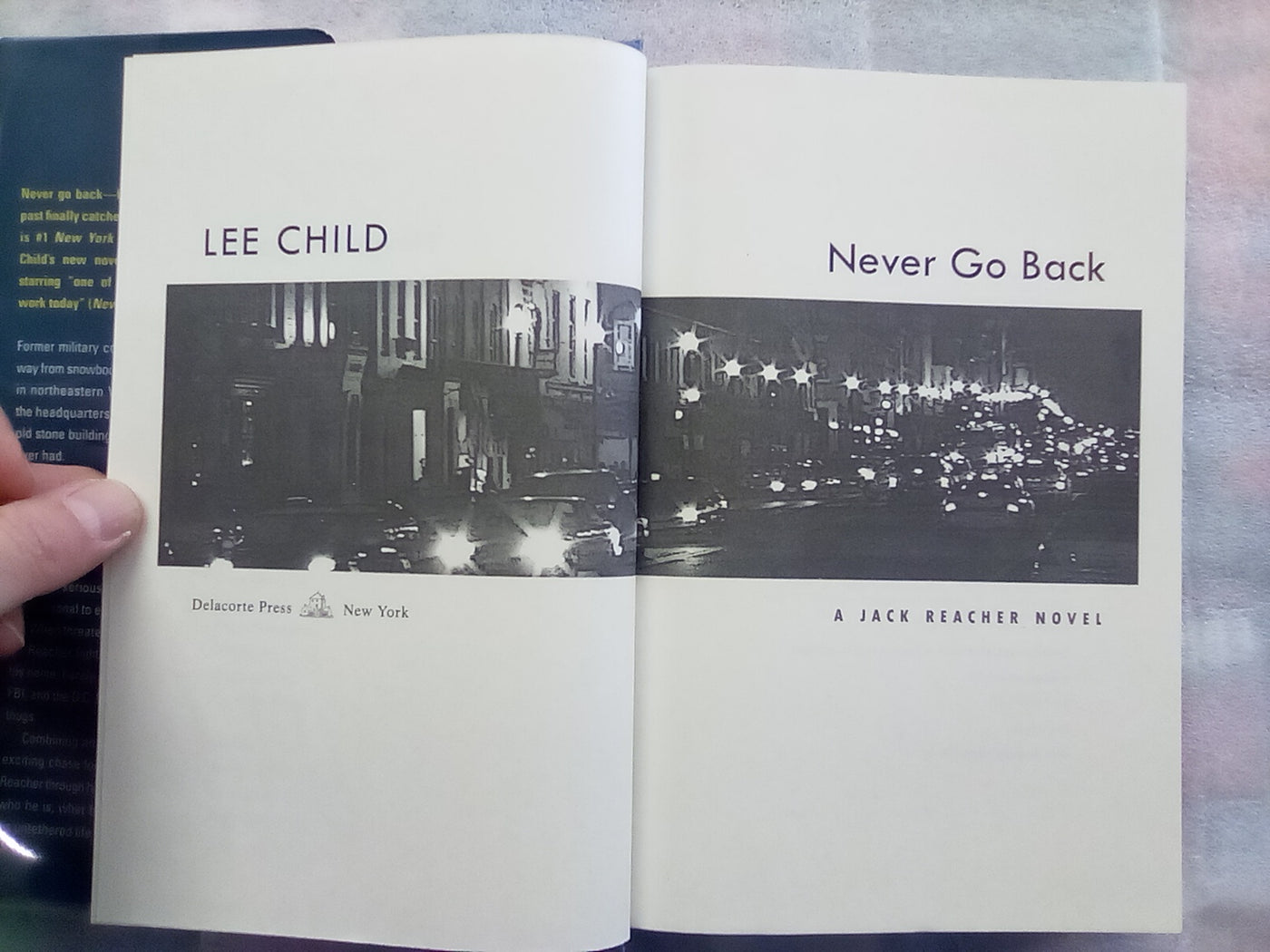 Never Go Back by Lee Child (USA 1st. Edition Hardback)