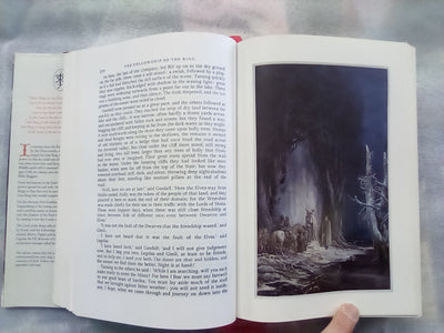 The Lord of the Rings by J.R.R. Tolkien Illustrated by Alan Lee Hardback (1991)