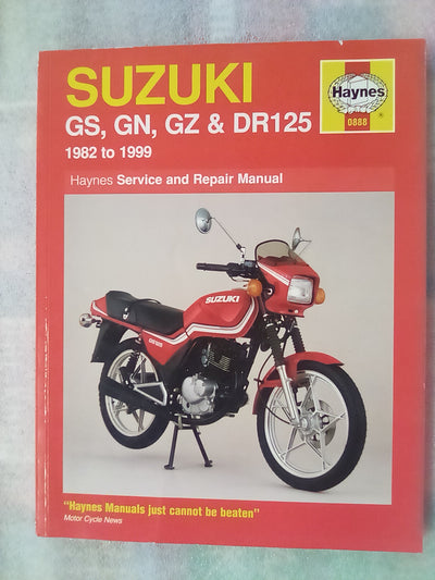 Suzuki GS, GN, GZ, & DR125 1982-1999 Haynes Workshop Manual