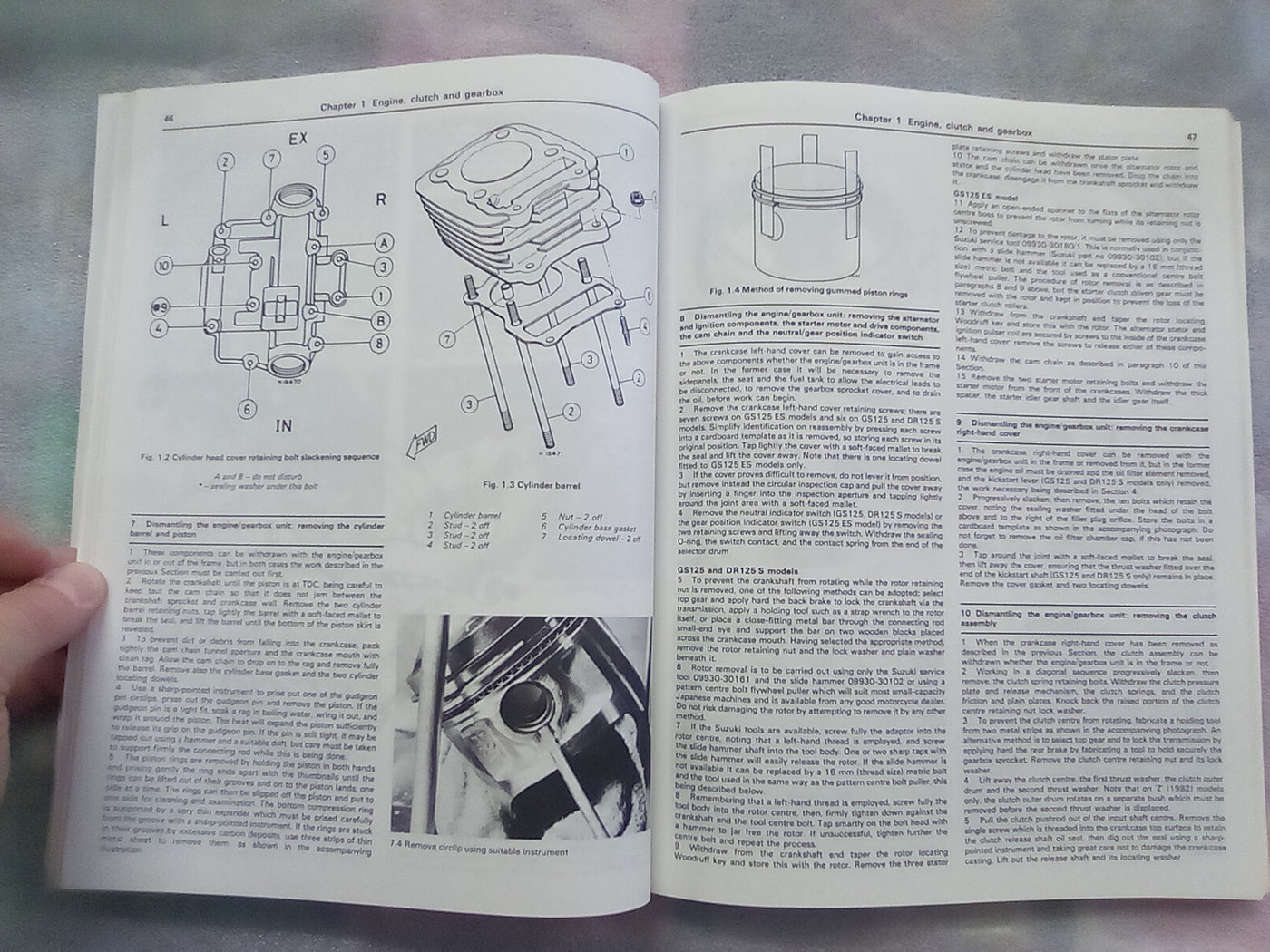 Suzuki GS, GN, GZ, & DR125 1982-1999 Haynes Workshop Manual