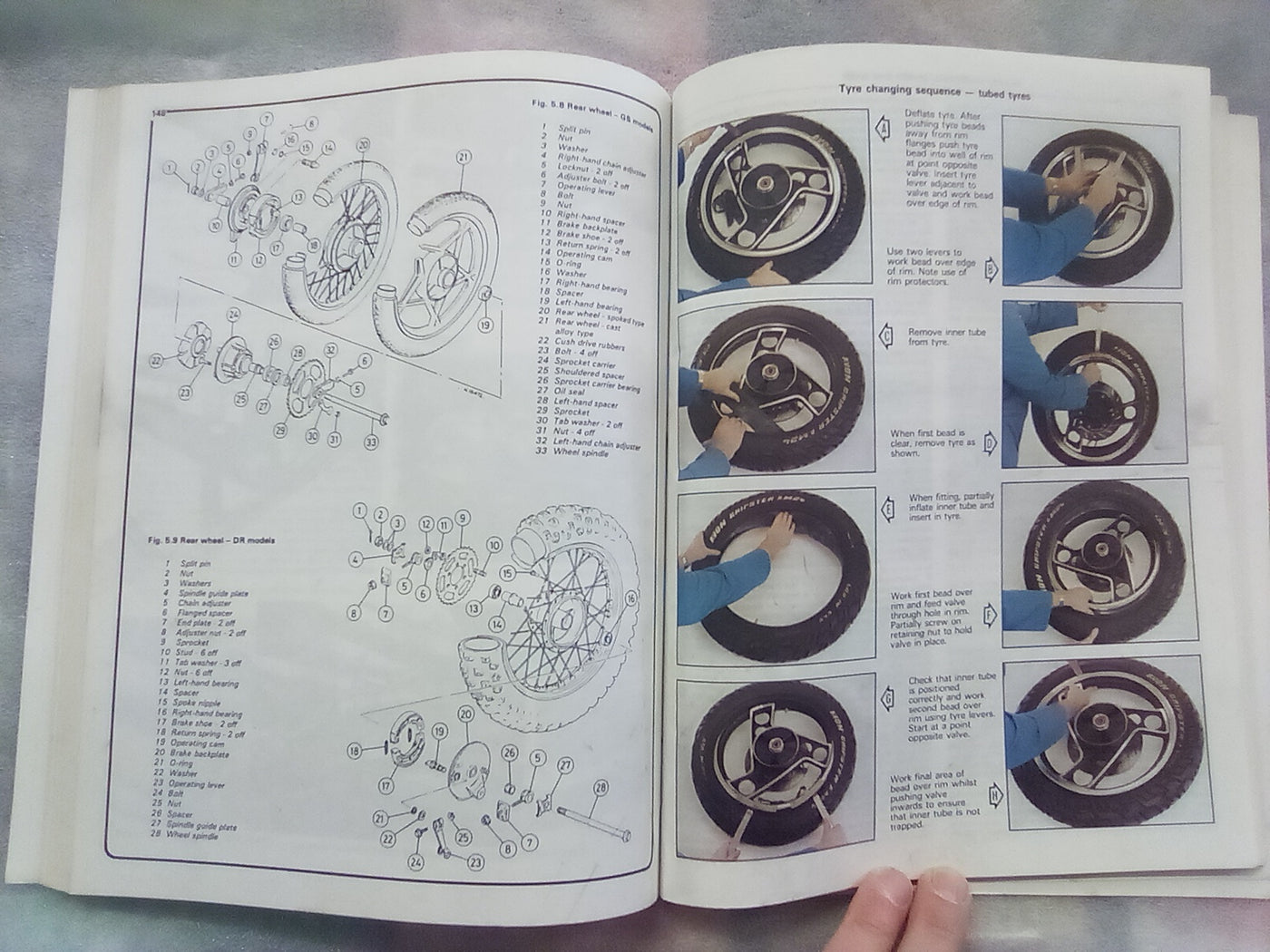 Suzuki GS, GN, GZ, & DR125 1982-1999 Haynes Workshop Manual